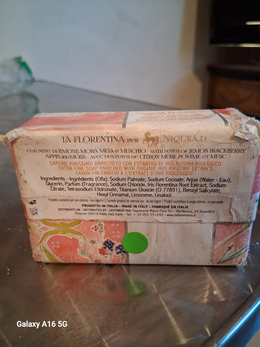 Ada Floral Patterned Bar Soaps in Purple, Pink, Blue and White